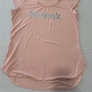 Reebok Women's Light Pink Short Sleeve Tee